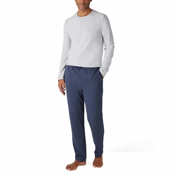 Eddie Bauer Men's Lounge/Pajama 2-Piece Set - Gray - Picture 3 of 4